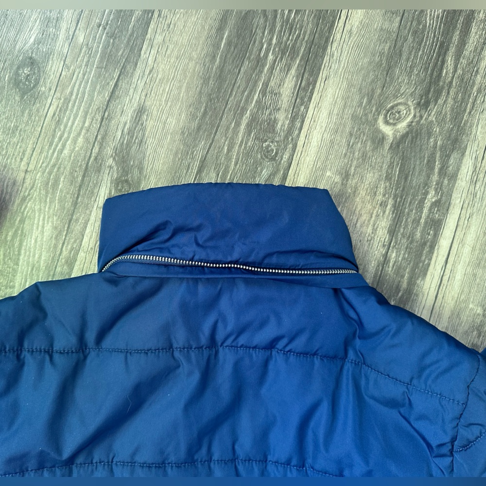 Banana Republic Women’s Down Puffer Jacket – Size XS | Blue Long Winter Coat - Picture 13 of 16